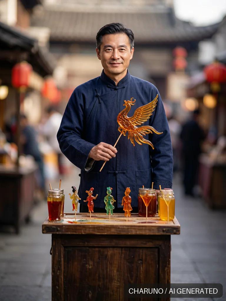糖人艺人 · 图库,第 1 张生成图片