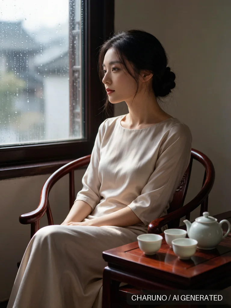 烟雨江南 · 图库，第 3 张生成图片