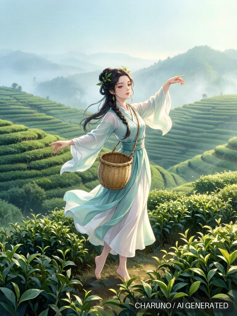 采茶舞 · 图库，第 8 张生成图片