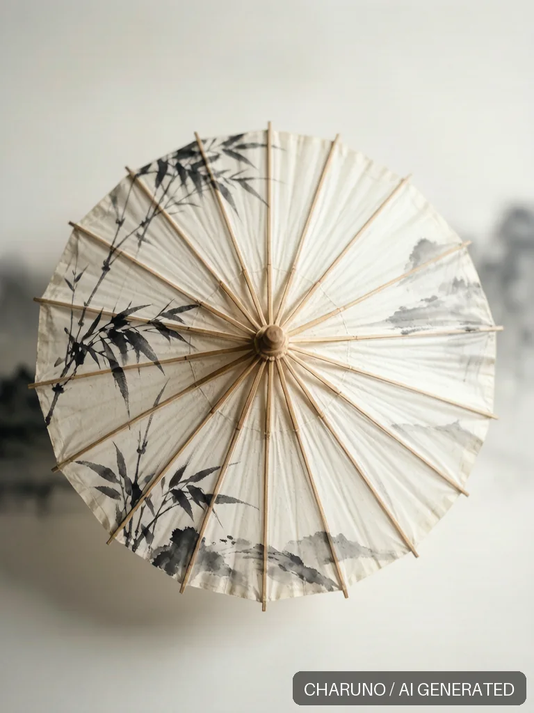 油纸伞 · 图库，第 5 张生成图片