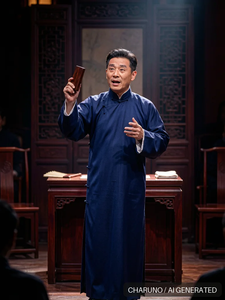 评书先生 · 图库，第 8 张生成图片