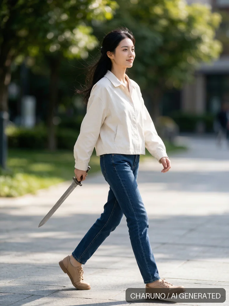 古风侠女剑客 · 图库,第 4 张生成图片