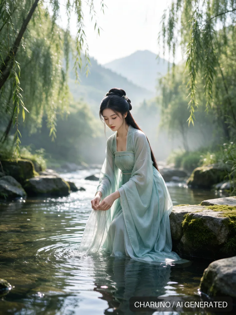浣纱西施 · 图库,第 8 张生成图片