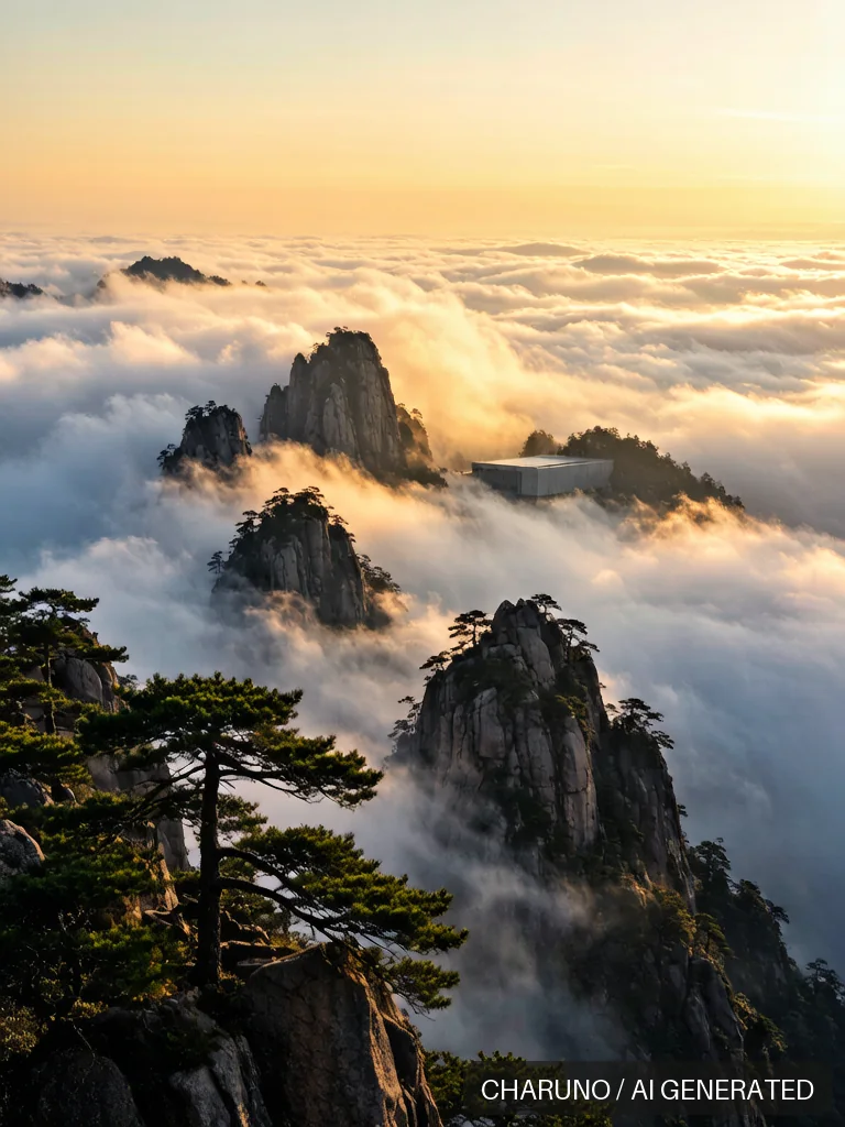 黄山云海 · 图库，第 6 张生成图片