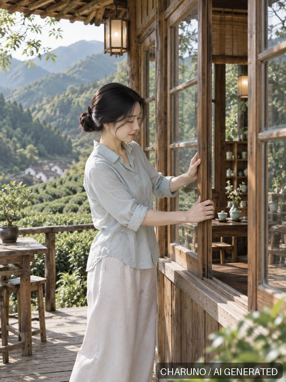 多彩日常·茶园慢时光，第 6 张生成图片