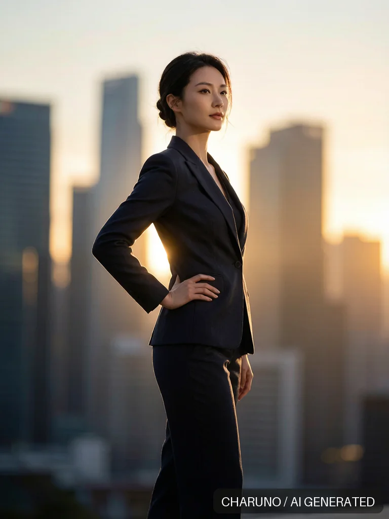 职场知性女性 · 图库，第 6 张生成图片