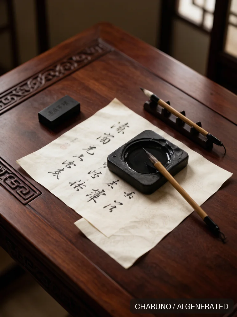 文房四宝 · 图库，第 5 张生成图片