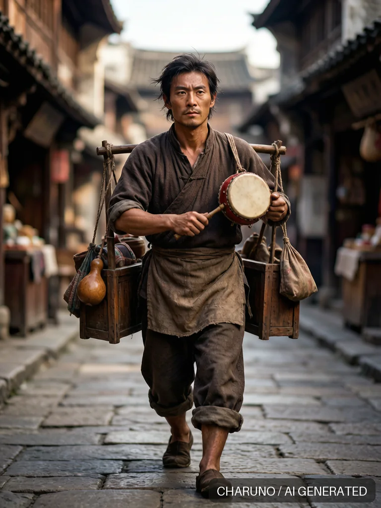货郎担 · 图库，第 4 张生成图片