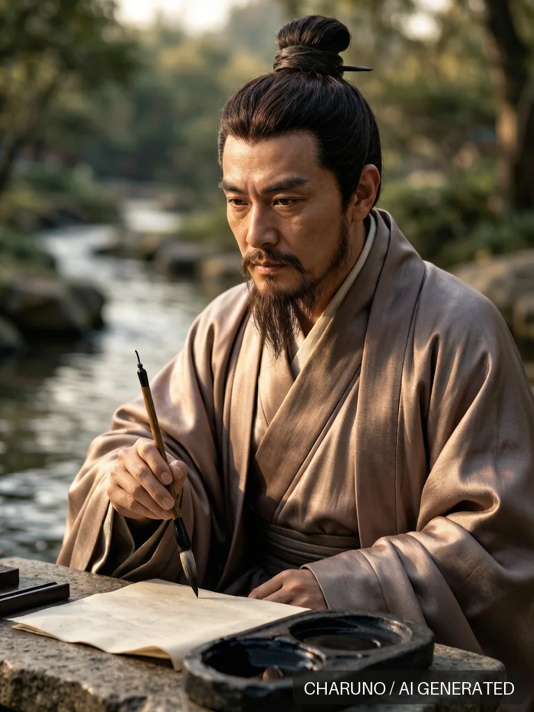书圣王羲之 · 图库，第 3 张生成图片