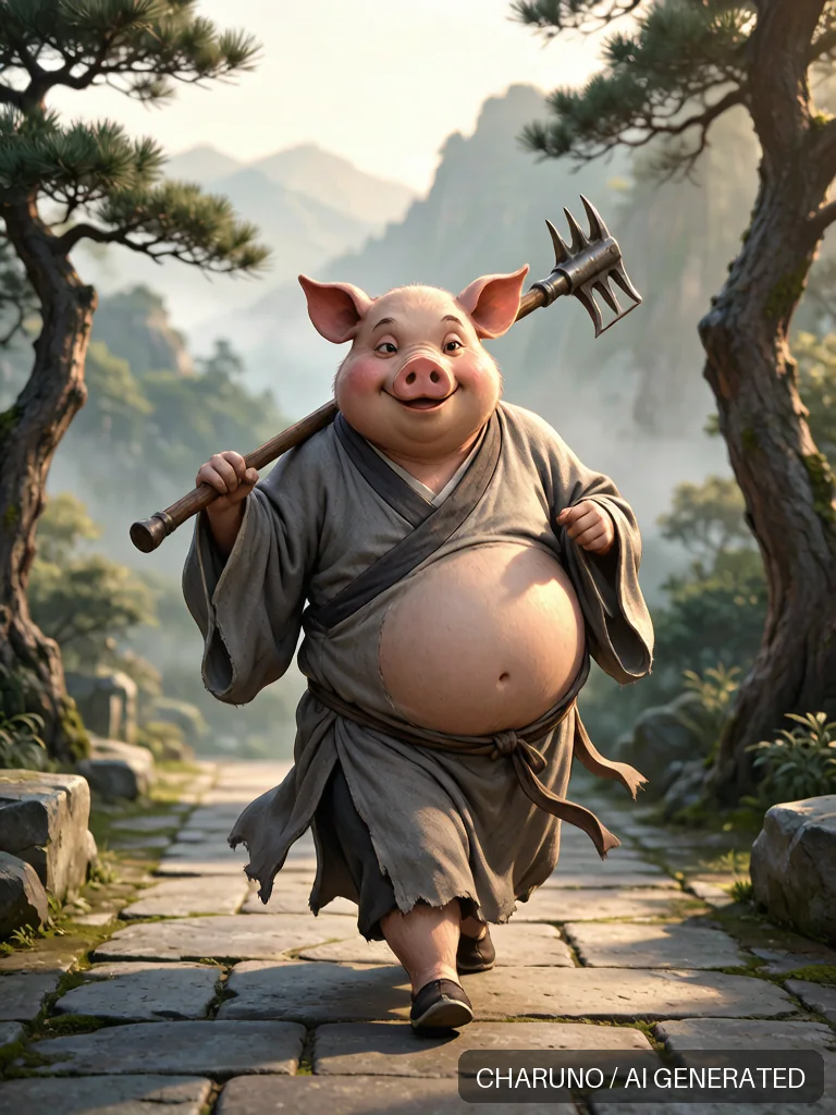 天蓬八戒 · 图库，第 4 张生成图片