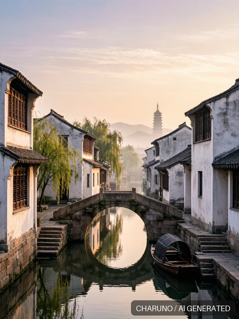 江南水乡 · 图库，第 6 张生成图片
