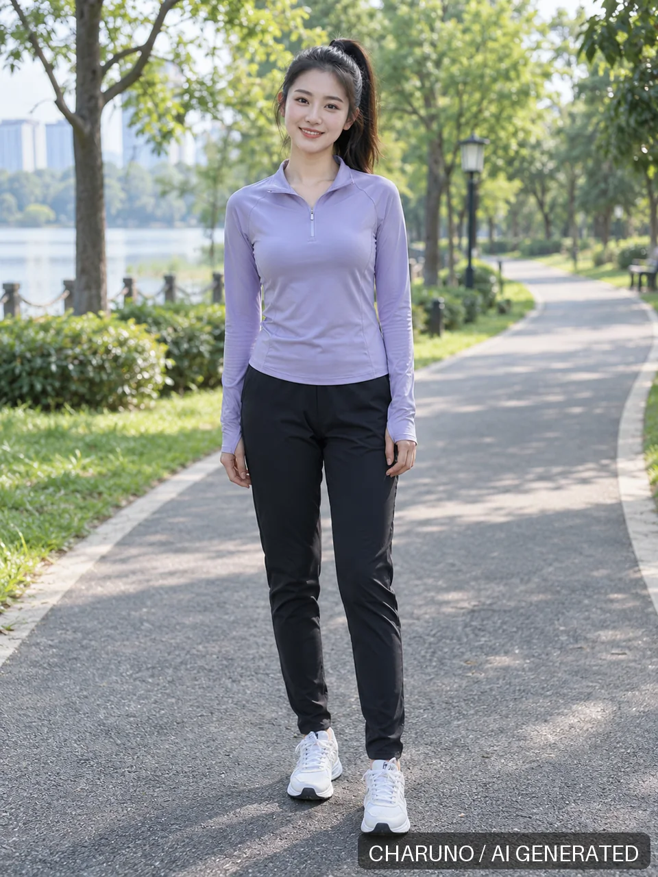 青春靓丽·公园活力，第 1 张生成图片