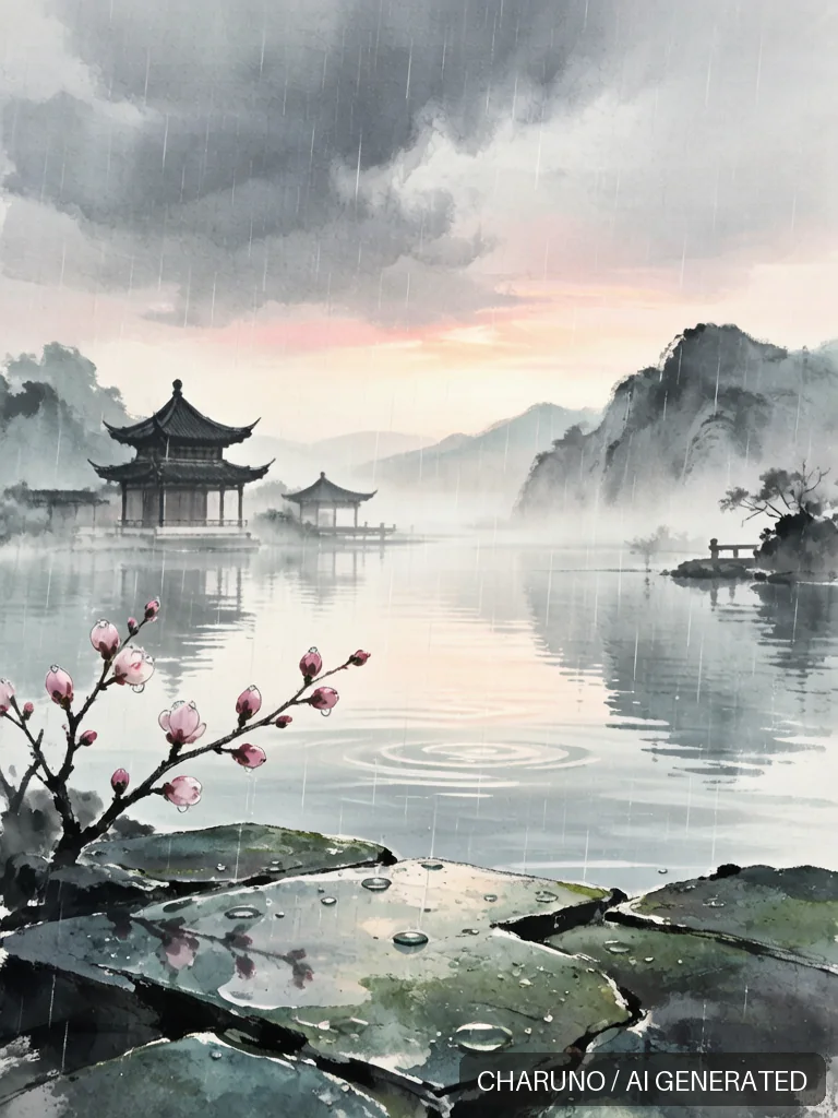 节气雨水 · 图库，第 5 张生成图片