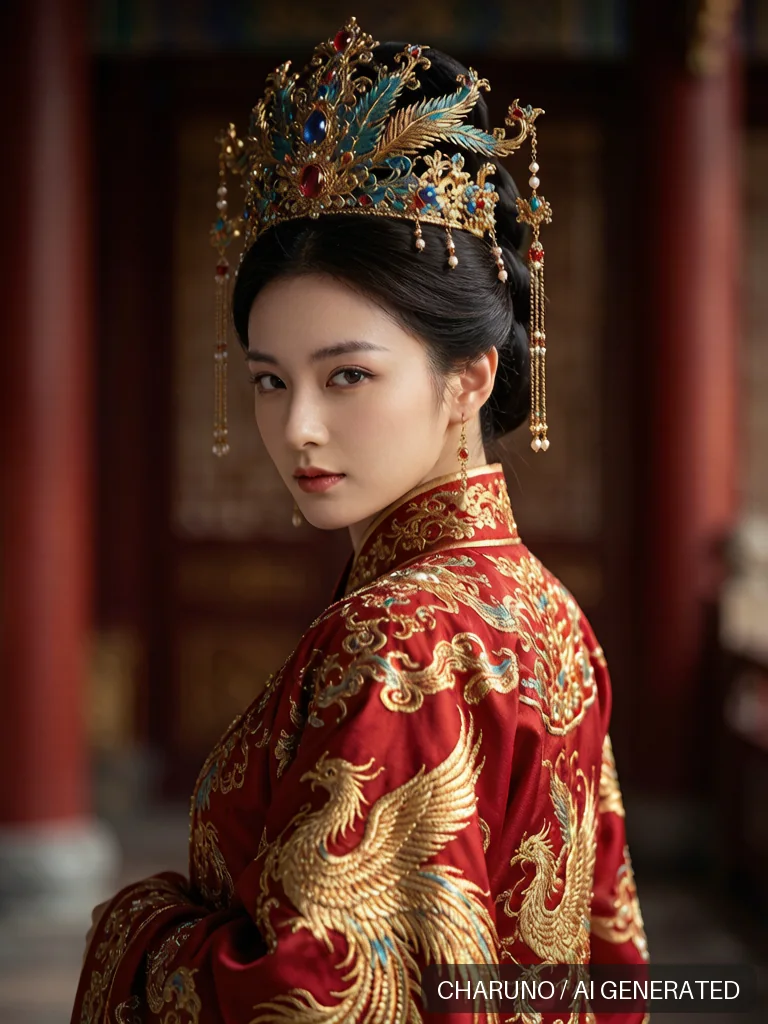 皇后凤袍 · 图库，第 7 张生成图片
