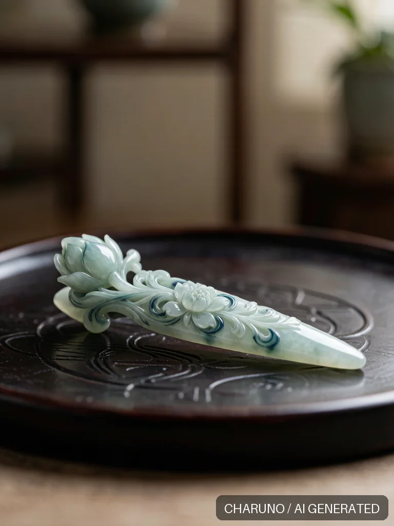 首饰玉簪 · 图库,第 1 张生成图片