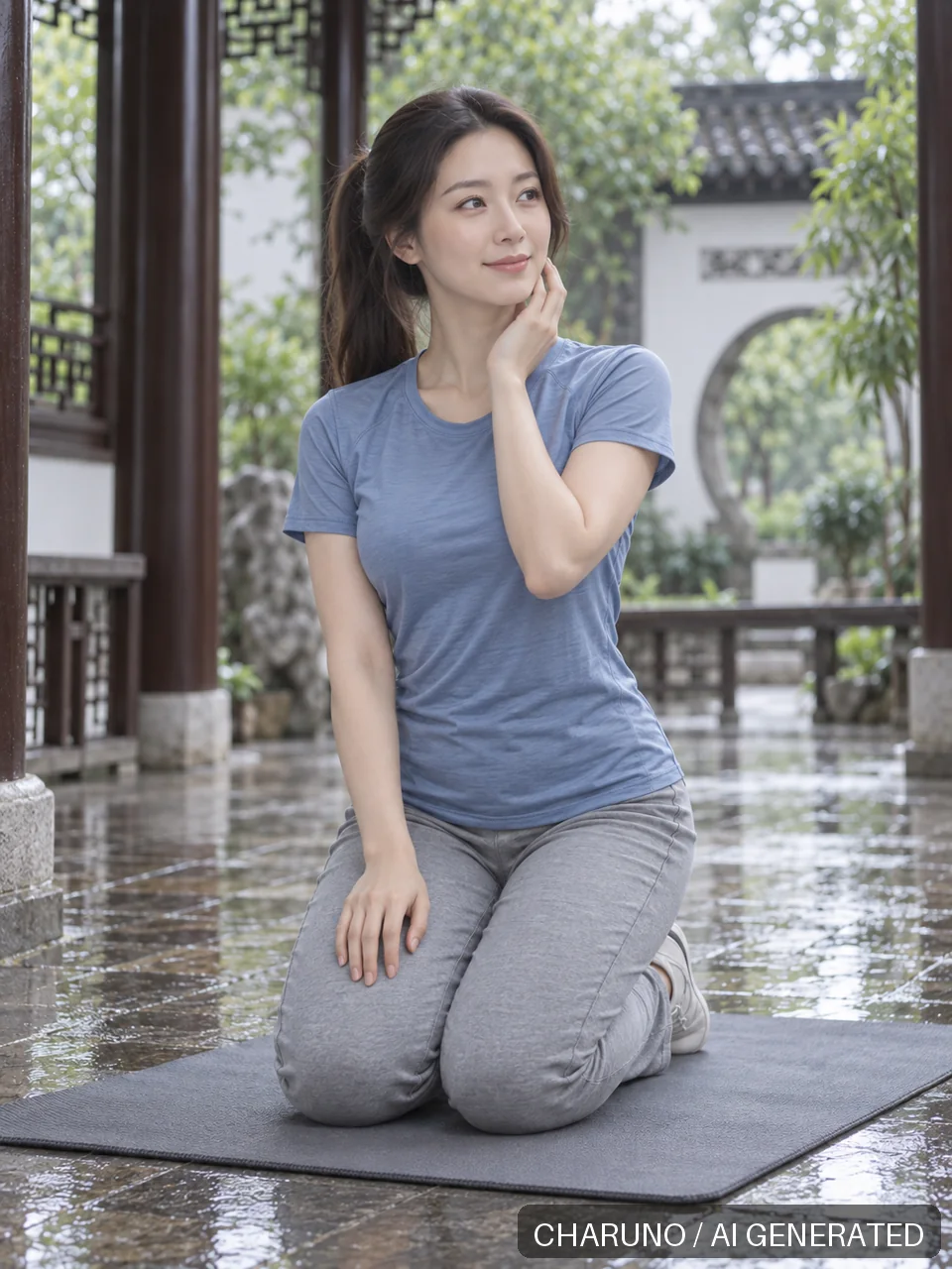 梁芷·动作参考八种生活写真，第 3 张生成图片