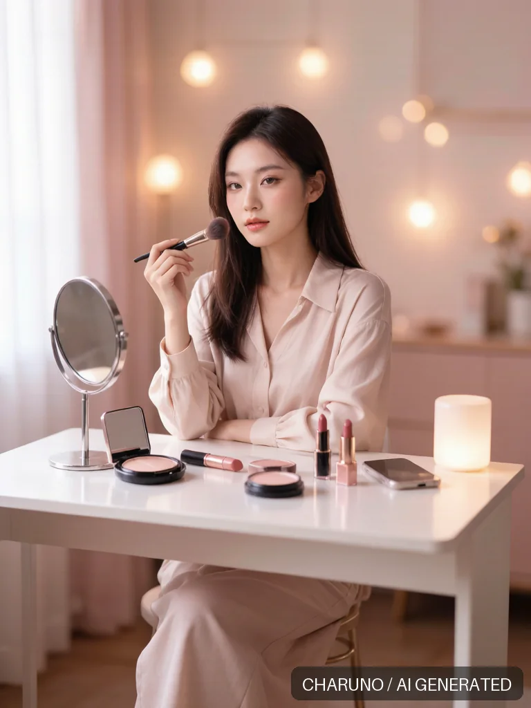 美妆博主 · 图库,第 8 张生成图片