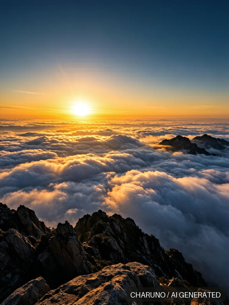 泰山日出 · 图库,第 5 张生成图片