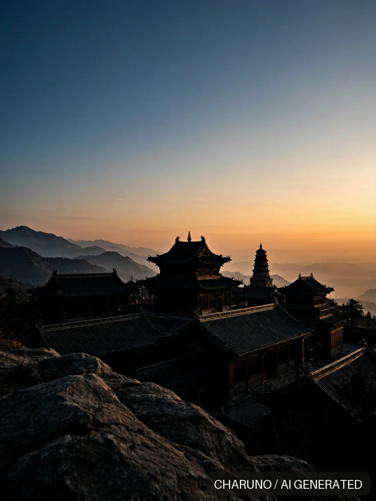 五台山 · 图库,第 4 张生成图片
