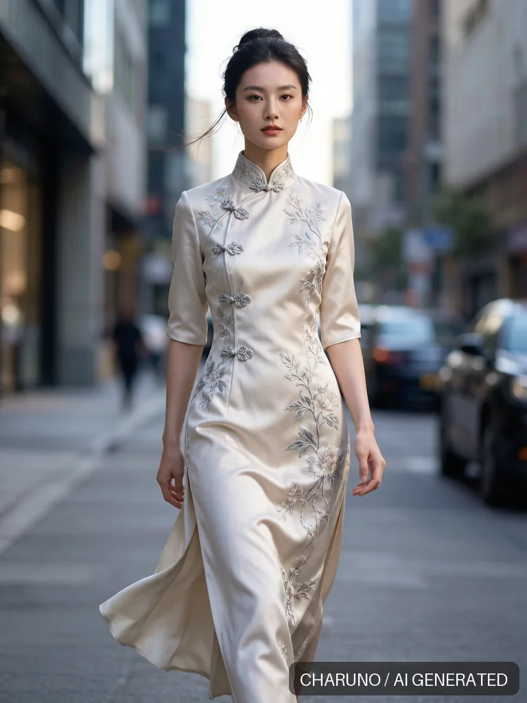 新中式礼服 · 图库，第 3 张生成图片