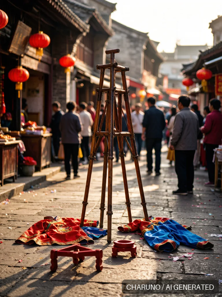 踩高跷 · 图库，第 7 张生成图片