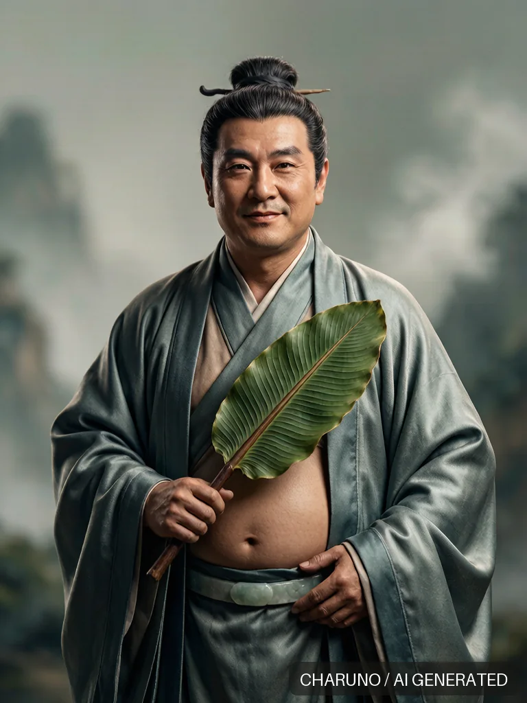 蒲扇钟离 · 图库，第 7 张生成图片
