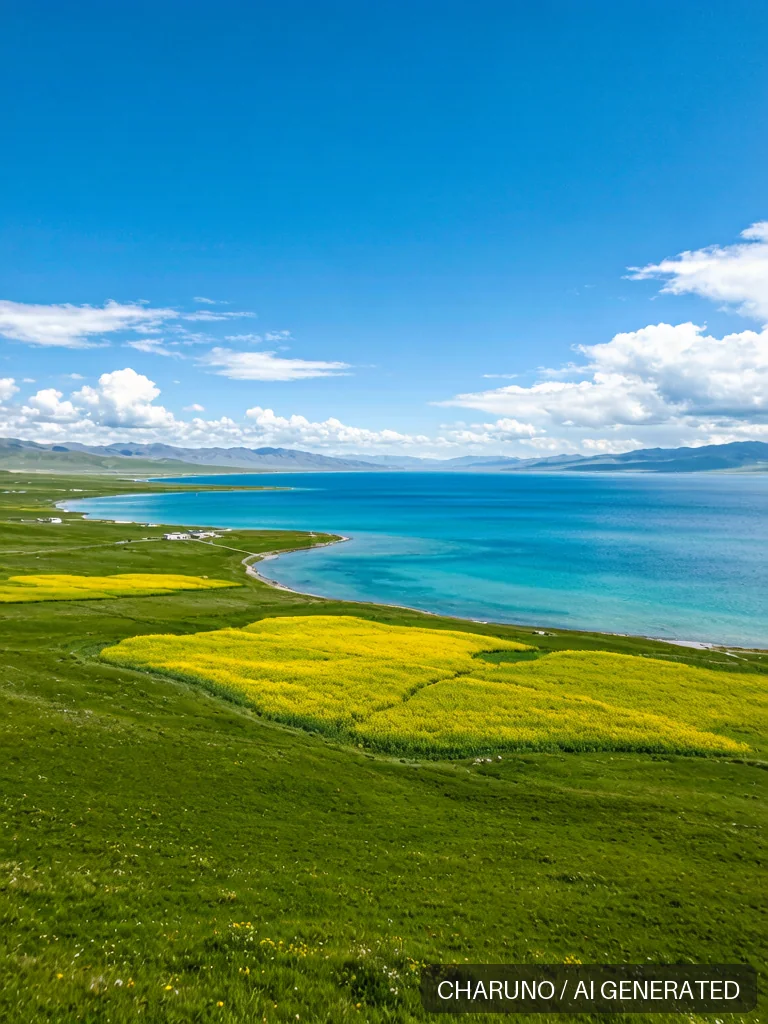青海湖 · 图库，第 3 张生成图片