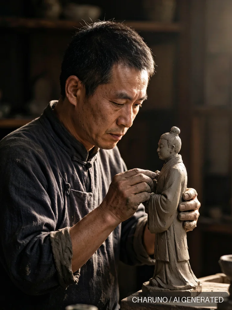 泥人艺人 · 图库，第 6 张生成图片