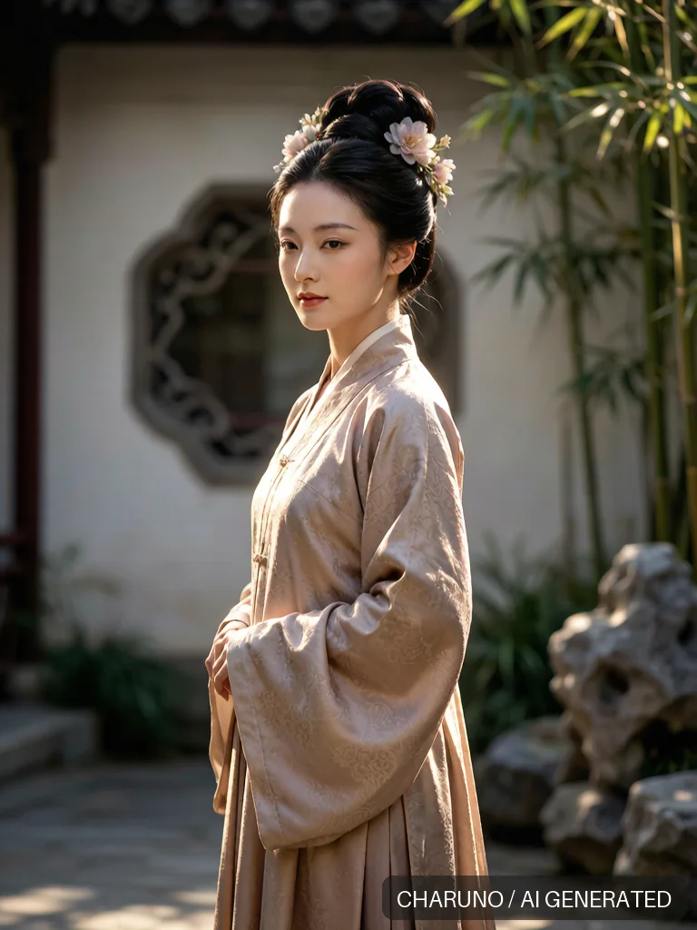 明代仕女 · 图库，第 6 张生成图片