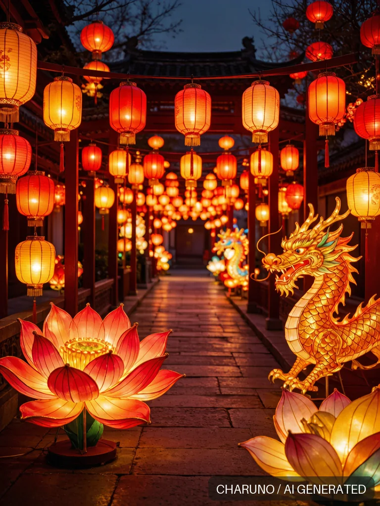 赏花灯 · 图库，第 6 张生成图片