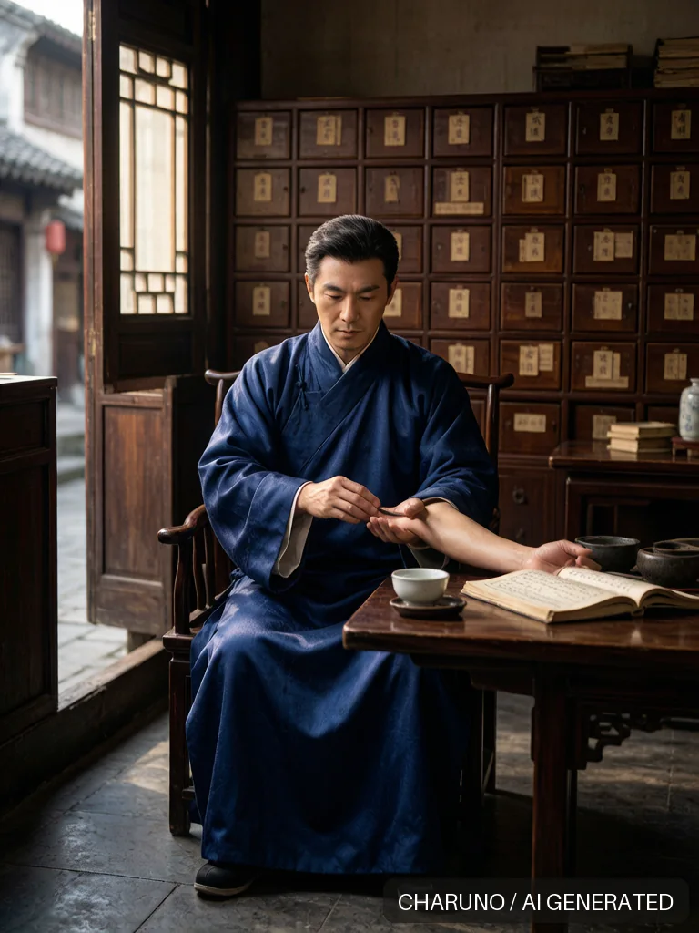 坐堂郎中 · 图库，第 8 张生成图片